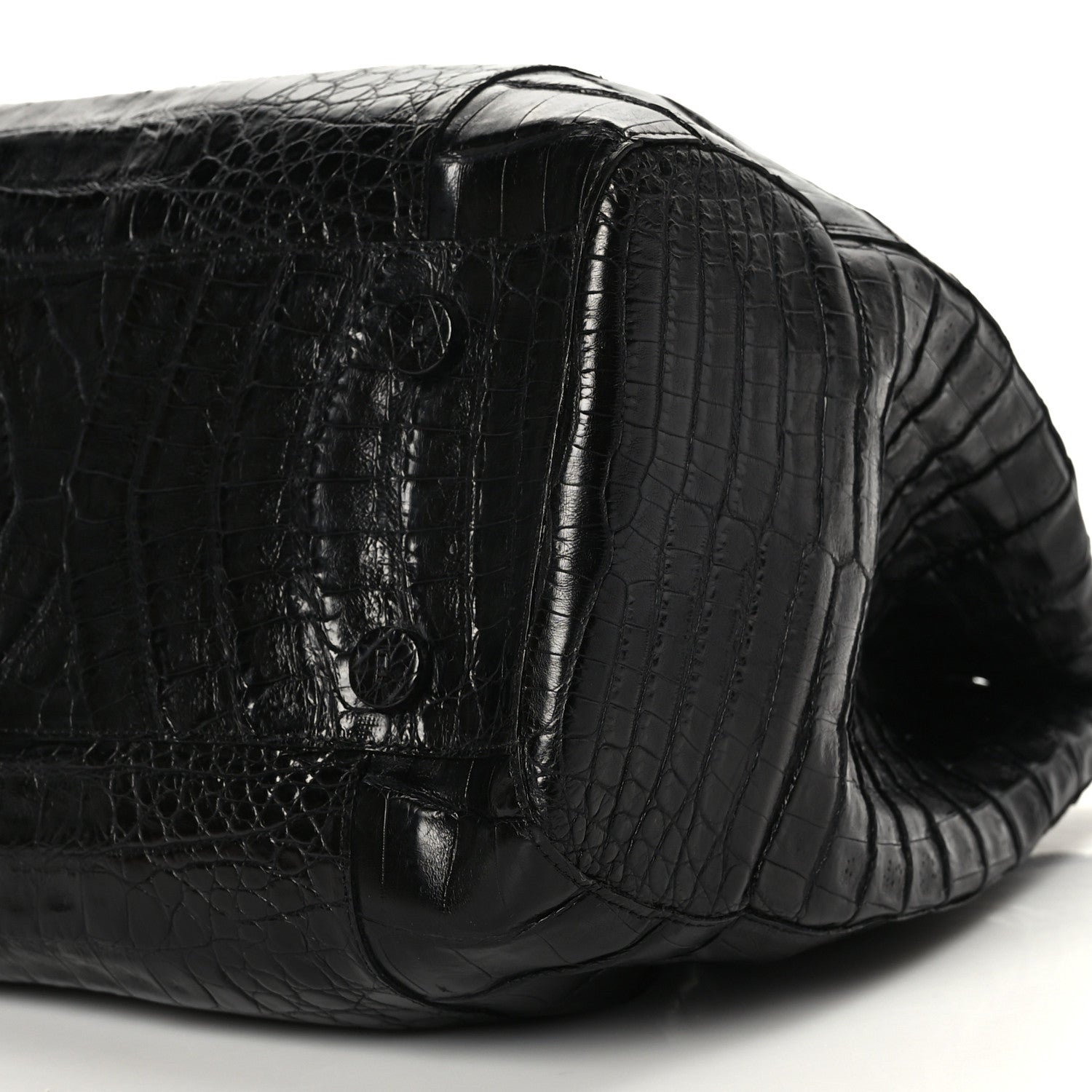 Nancy Gonzalez Crocodile Top Handle Black 8 of 8