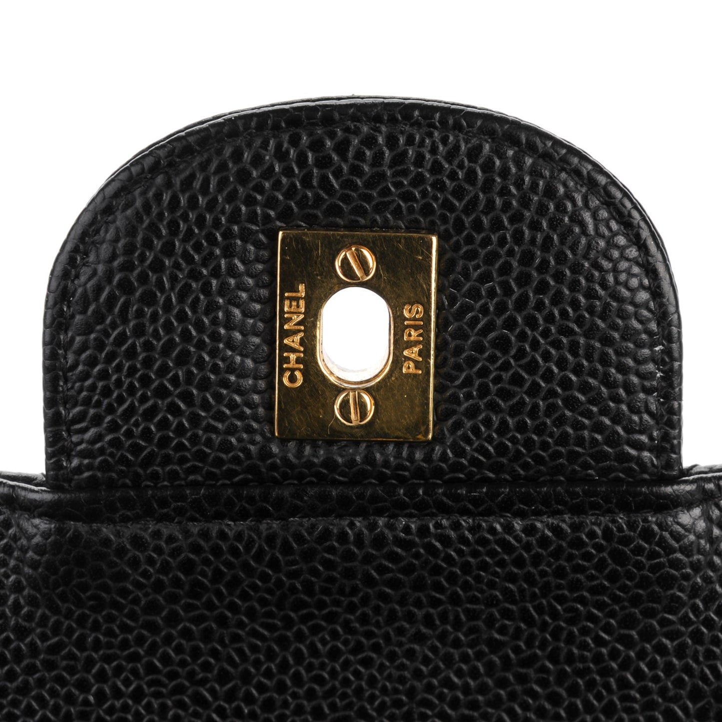Caviar Quilted Jumbo Single Flap Black