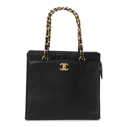 Chanel Caviar CC Shoulder Bag Black 1 of 10