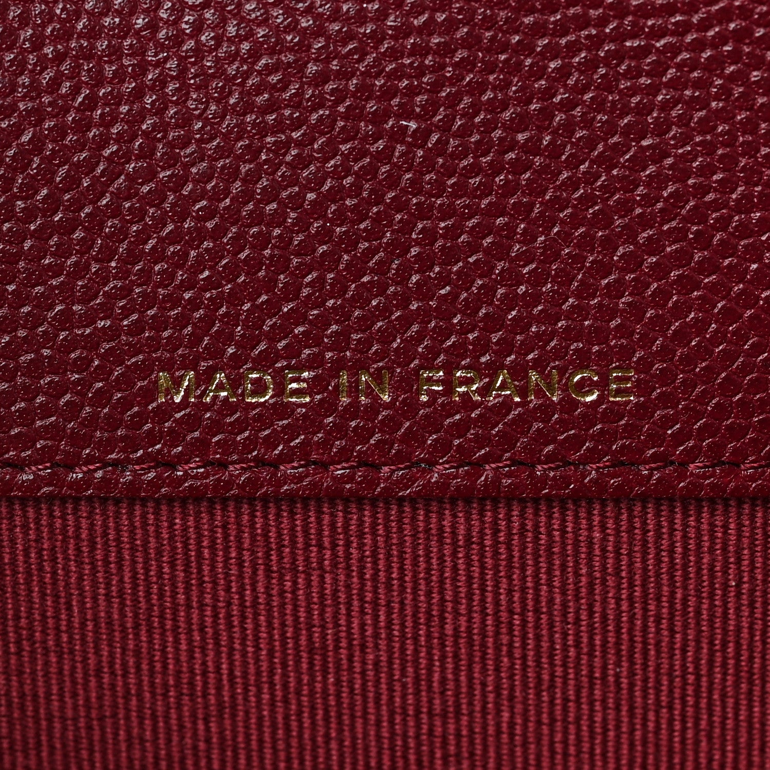 Chanel Caviar Quilted Flap Card Holder Wallet Burgundy 7 of 11