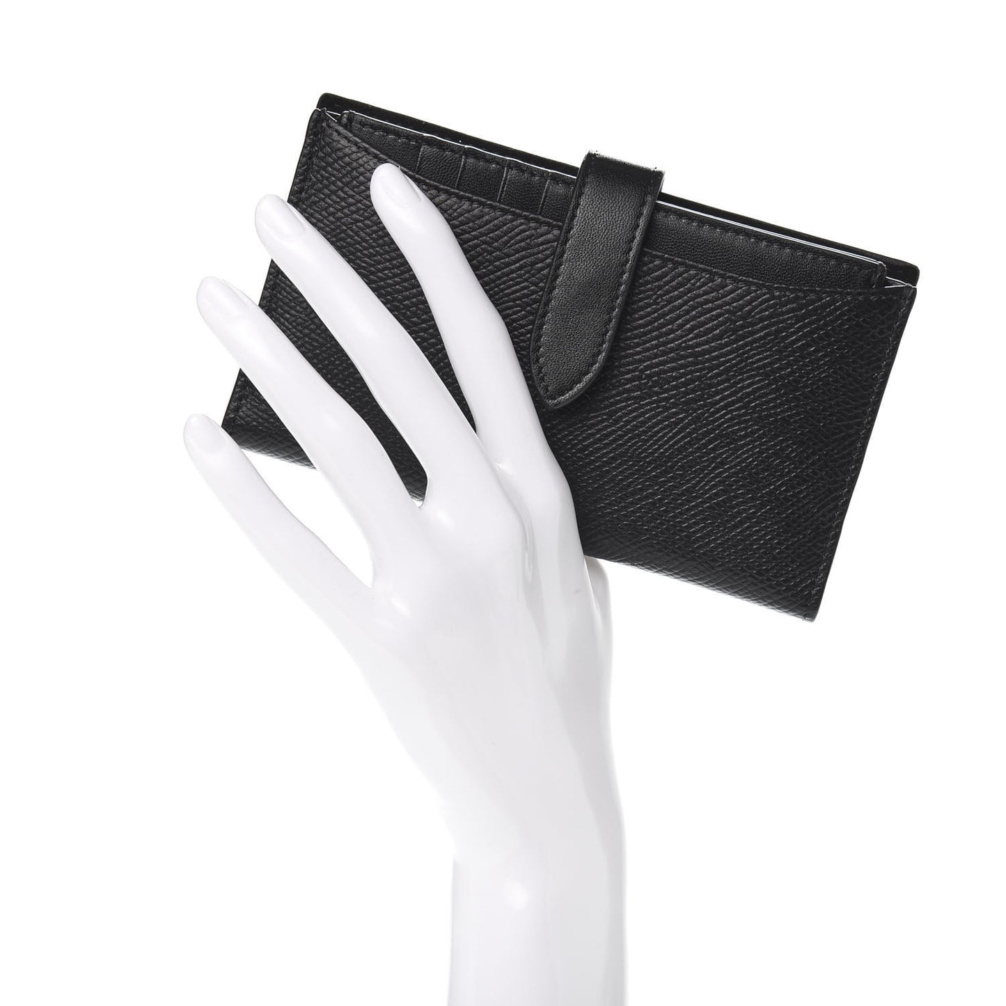 Grained Calfskin XS/S iPhone Folio Black