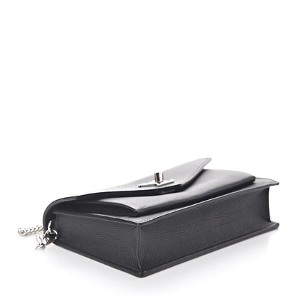 Louis Vuitton Soft Calfskin My Lockme Chain Pochette Black 4 of 9