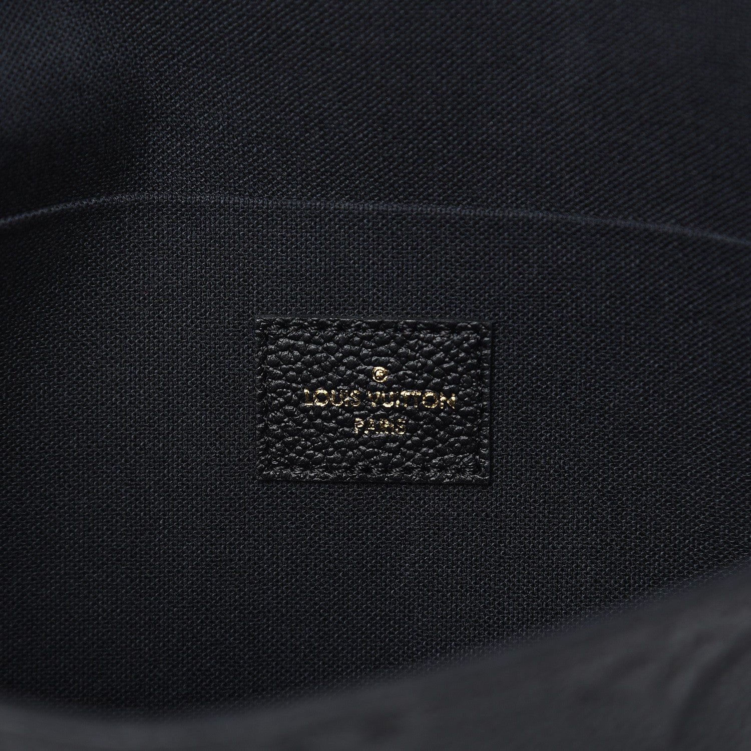 Louis Vuitton Empreinte Pochette Felicie Chain Wallet Black 6 of 16
