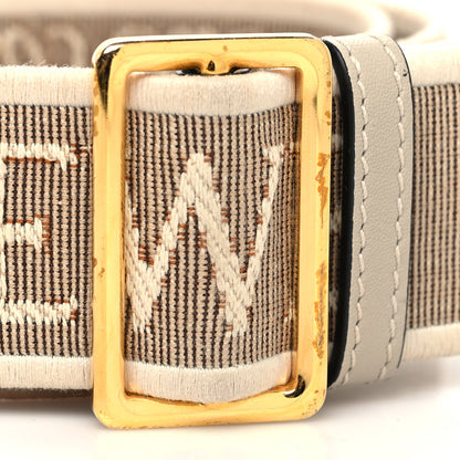 Loewe Calfskin Jacquard Anagram Strap Natural 6 of 6