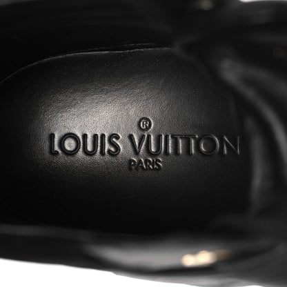 Louis Vuitton Epi Suede Postmark Wedge Sneakers 37.5 Black 8 of 8