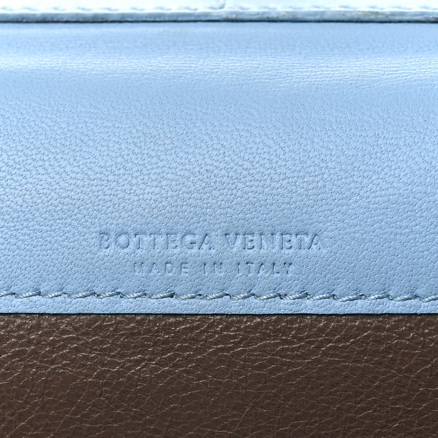 Bottega Veneta Nappa Intrecciato Continental Flap Wallet Light Blue 6 of 12