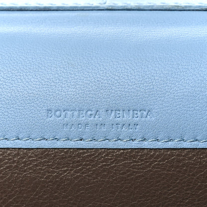 Bottega Veneta Nappa Intrecciato Continental Flap Wallet Light Blue 6 of 12