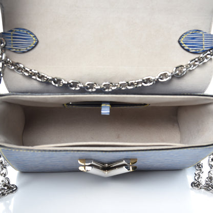 Louis Vuitton Epi Twist Shoulder Bag MM Denim Light 5 of 10