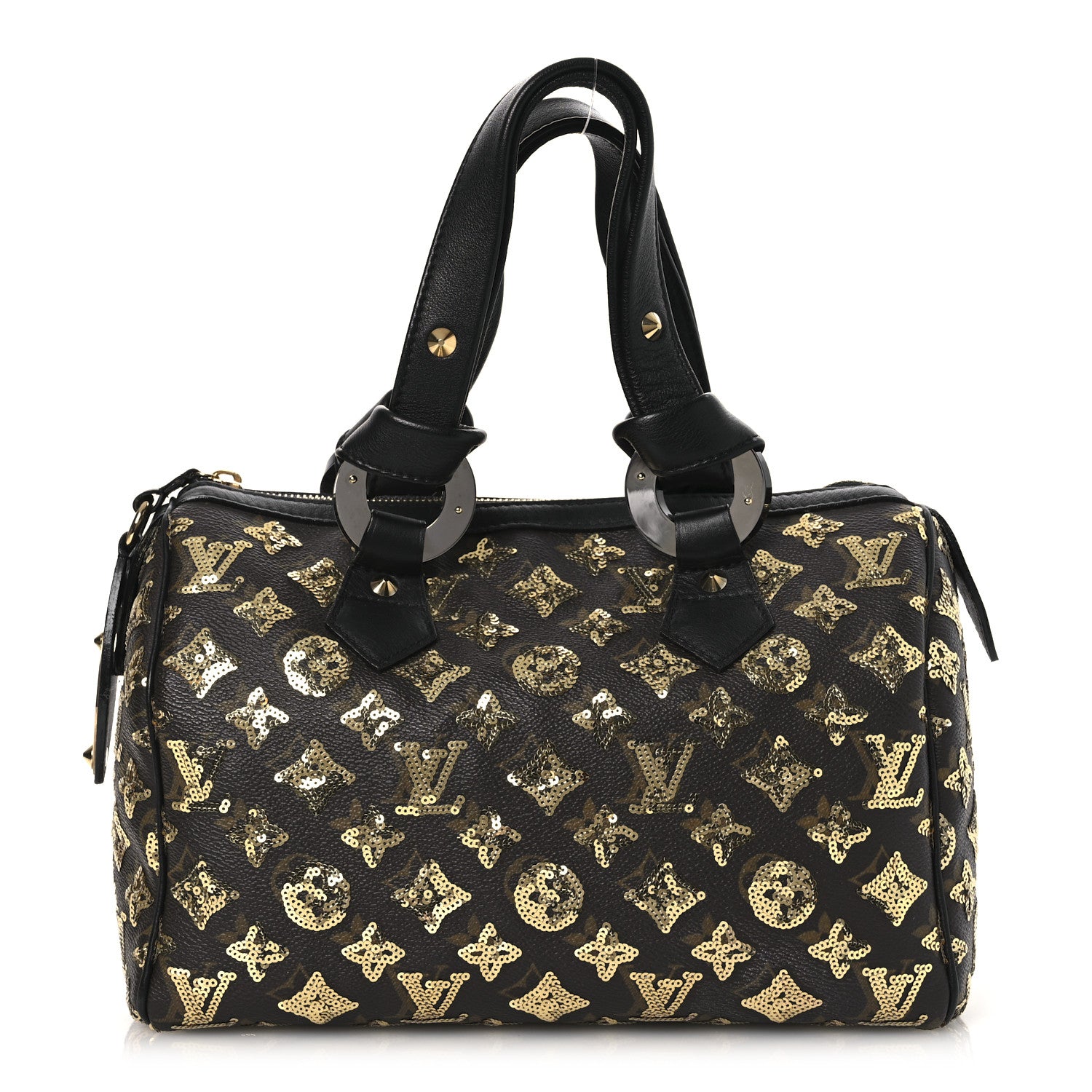 Louis Vuitton Monogram Sequins Eclipse Speedy 28 Gold 1 of 12