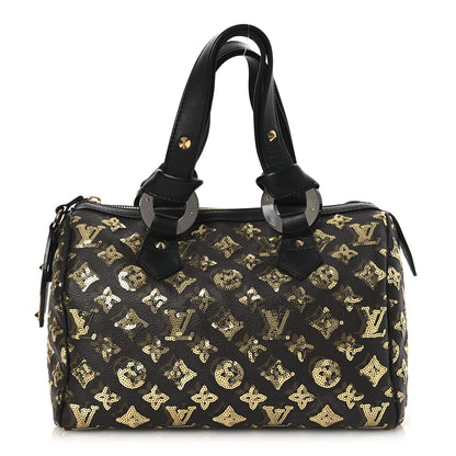 Louis Vuitton Monogram Sequins Eclipse Speedy 28 Gold 1 of 12