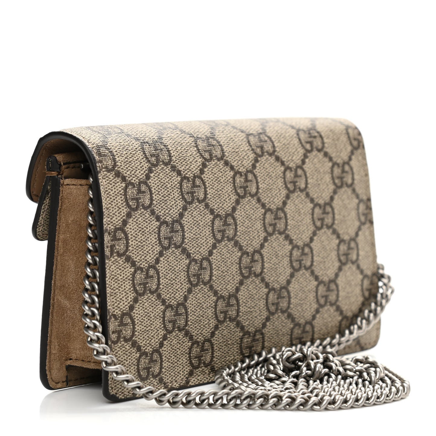 GG Supreme Monogram Super Mini Dionysus Shoulder Bag Taupe