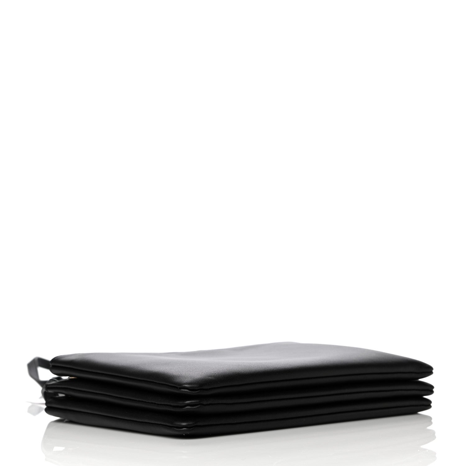Celine Lambskin Large Trio Crossbody Bag Black 4 of 15