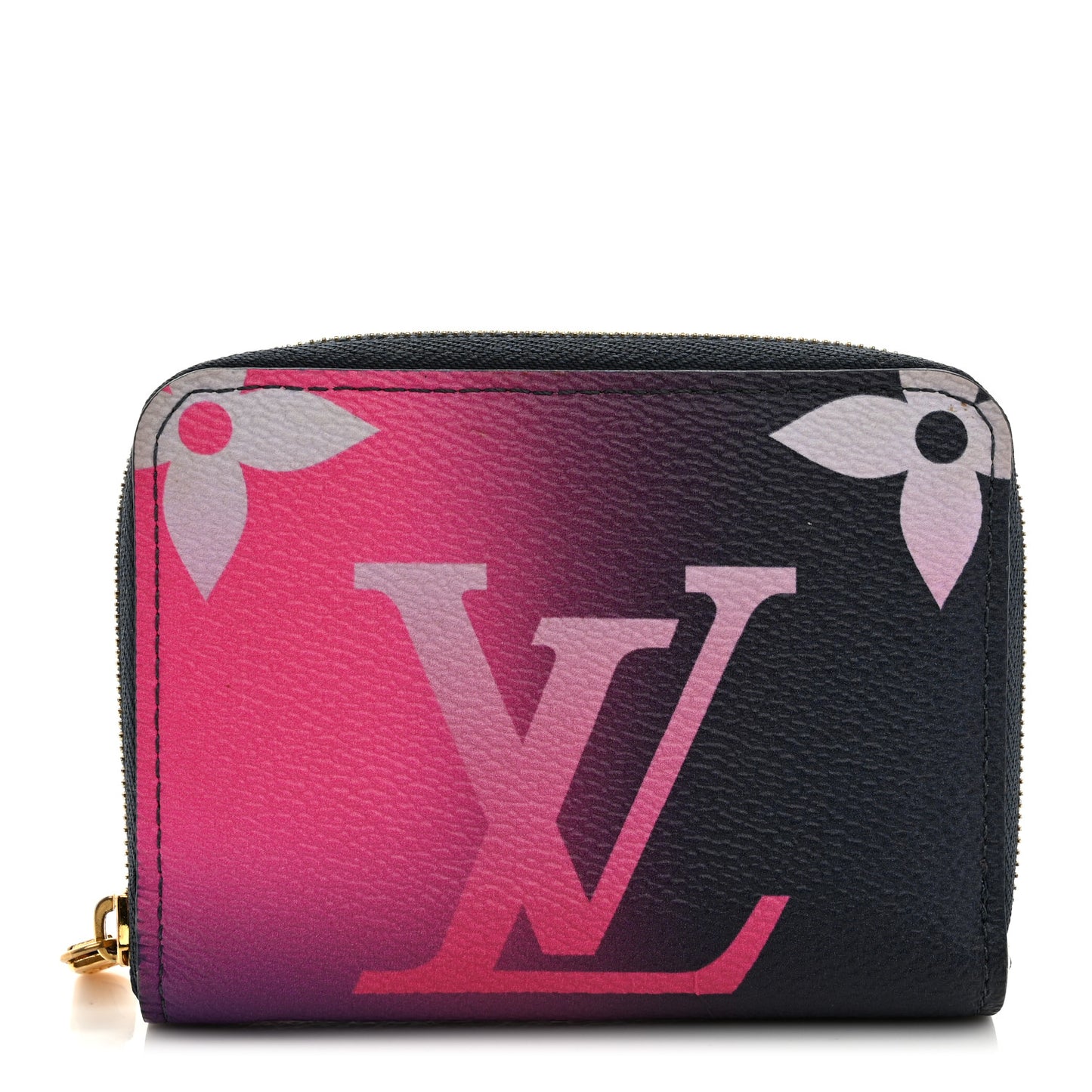 Monogram Giant Spring In The City Zippy Coin Purse Midnight Fuchsia