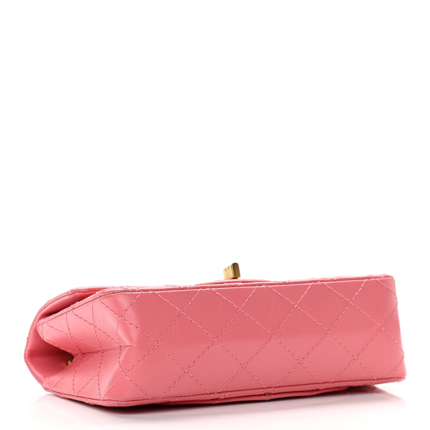 Aged Calfskin Quilted 2.55 Reissue Mini Flap Pink