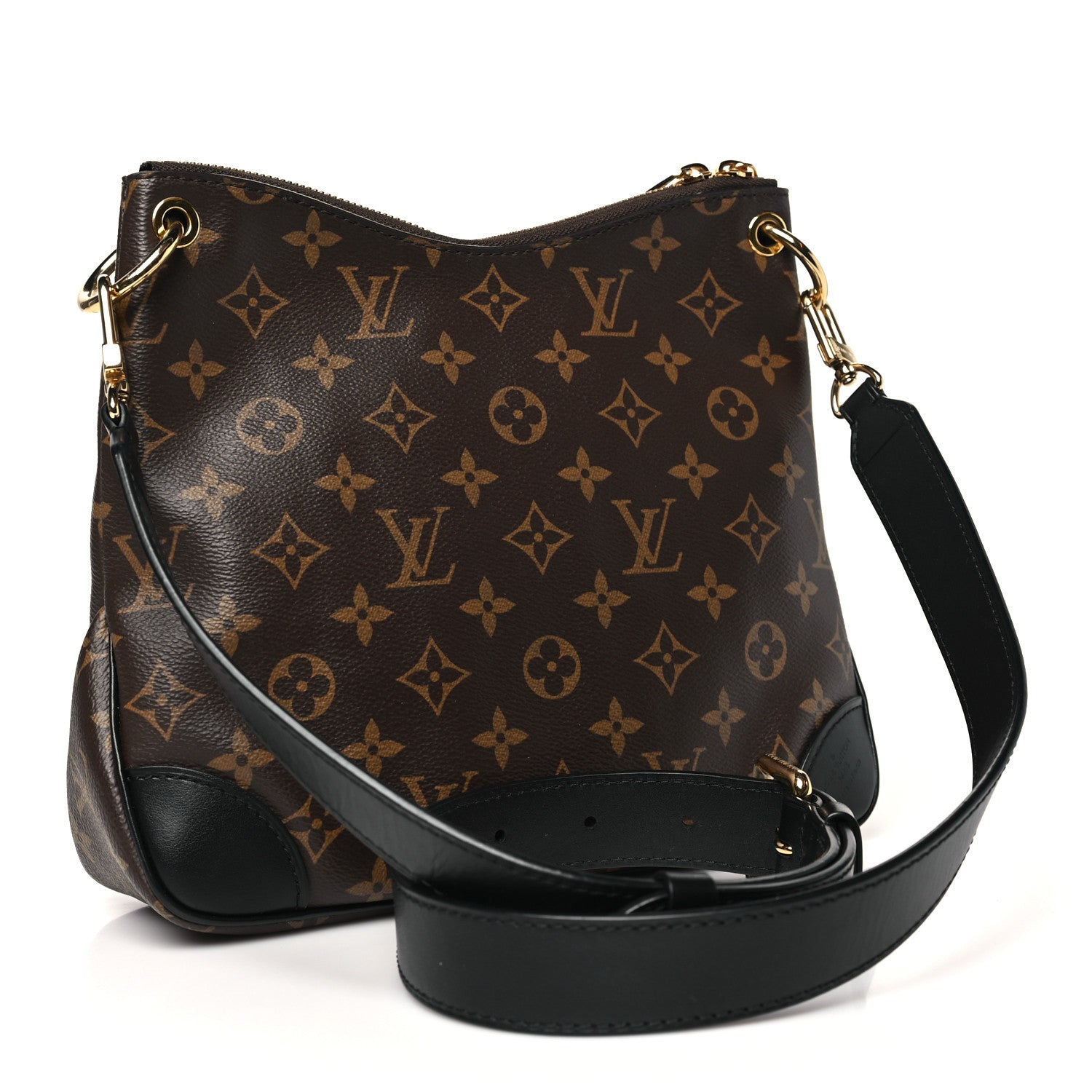 Louis Vuitton Monogram Odeon PM Black 3 of 10