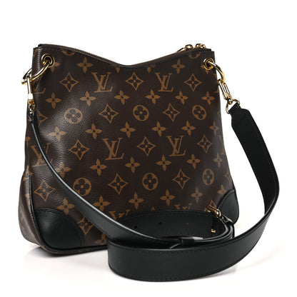 Louis Vuitton Monogram Odeon PM Black 3 of 10