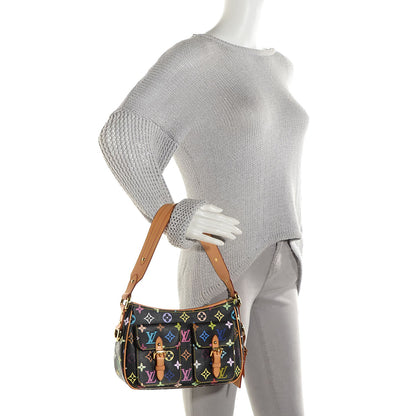 Louis Vuitton Monogram Multicolor Lodge PM Black 4 of 9