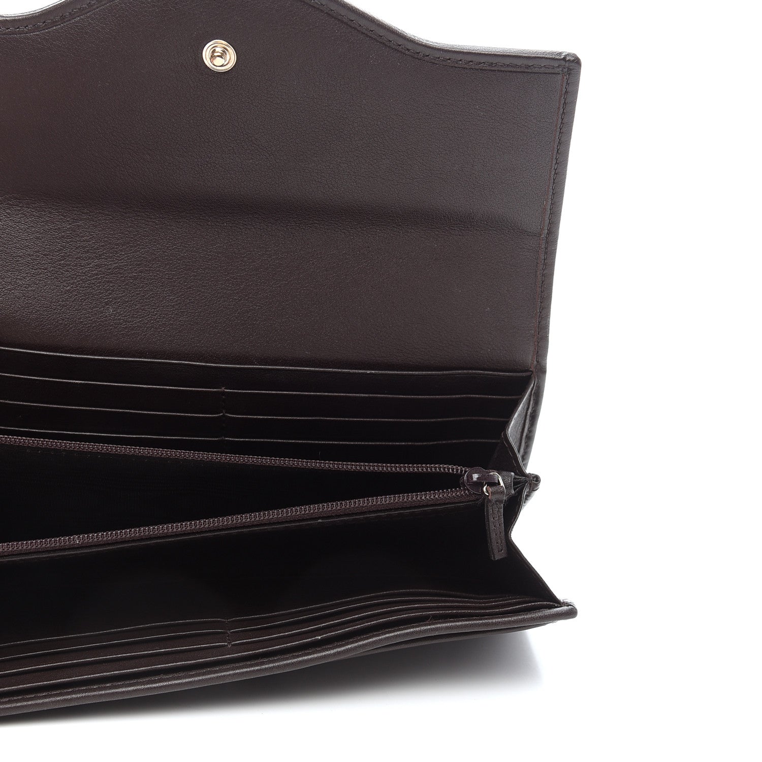 Gucci Guccissima Sukey Continental Wallet Chocolate 5 of 8