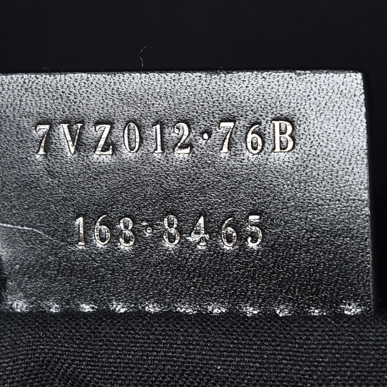 Fendi Calfskin Logo Embossed Backpack Night Blue 7 of 7