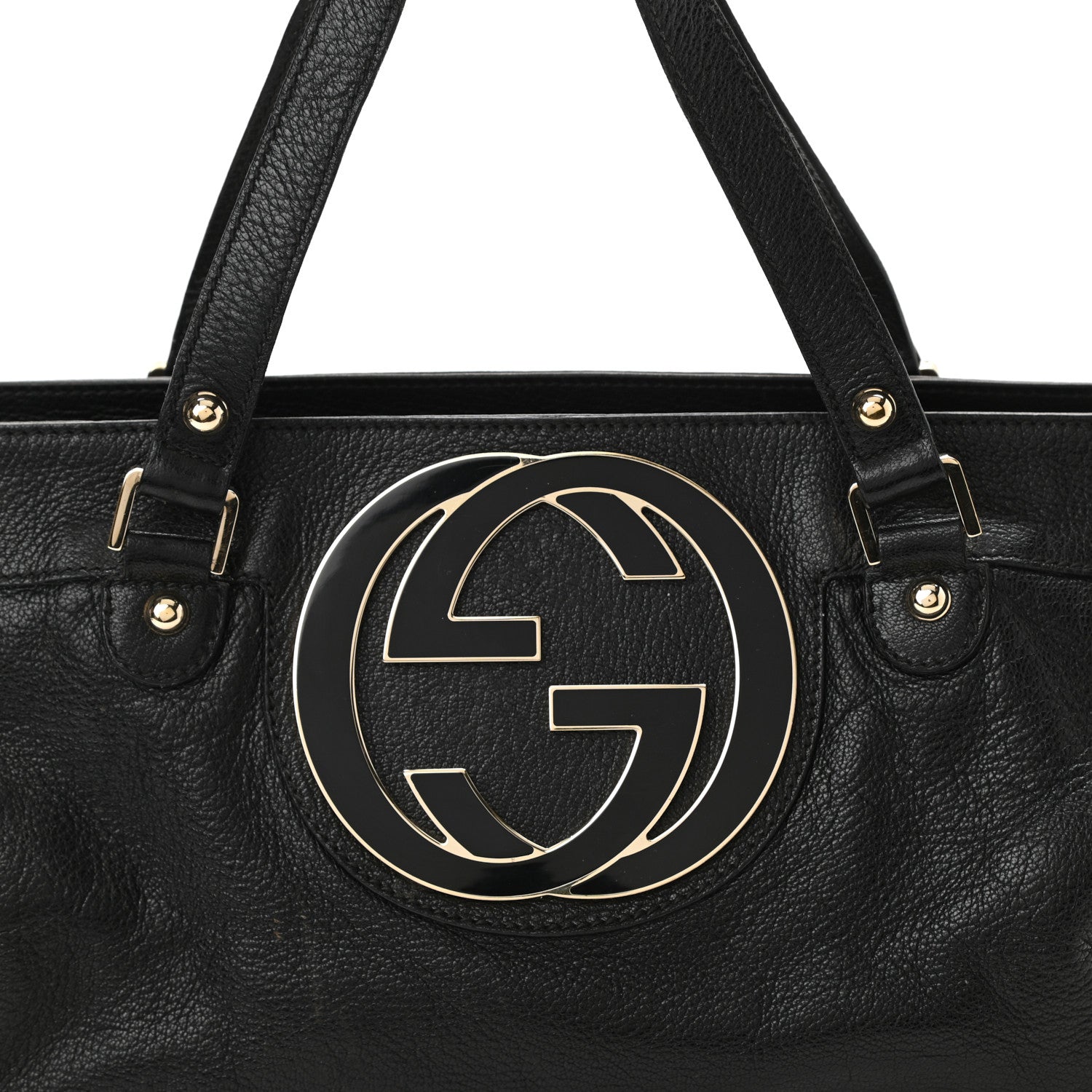 Gucci Calfskin Blondie Satchel Black 8 of 11