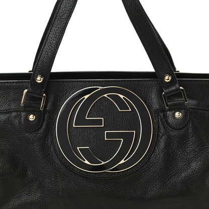 Gucci Calfskin Blondie Satchel Black 8 of 11