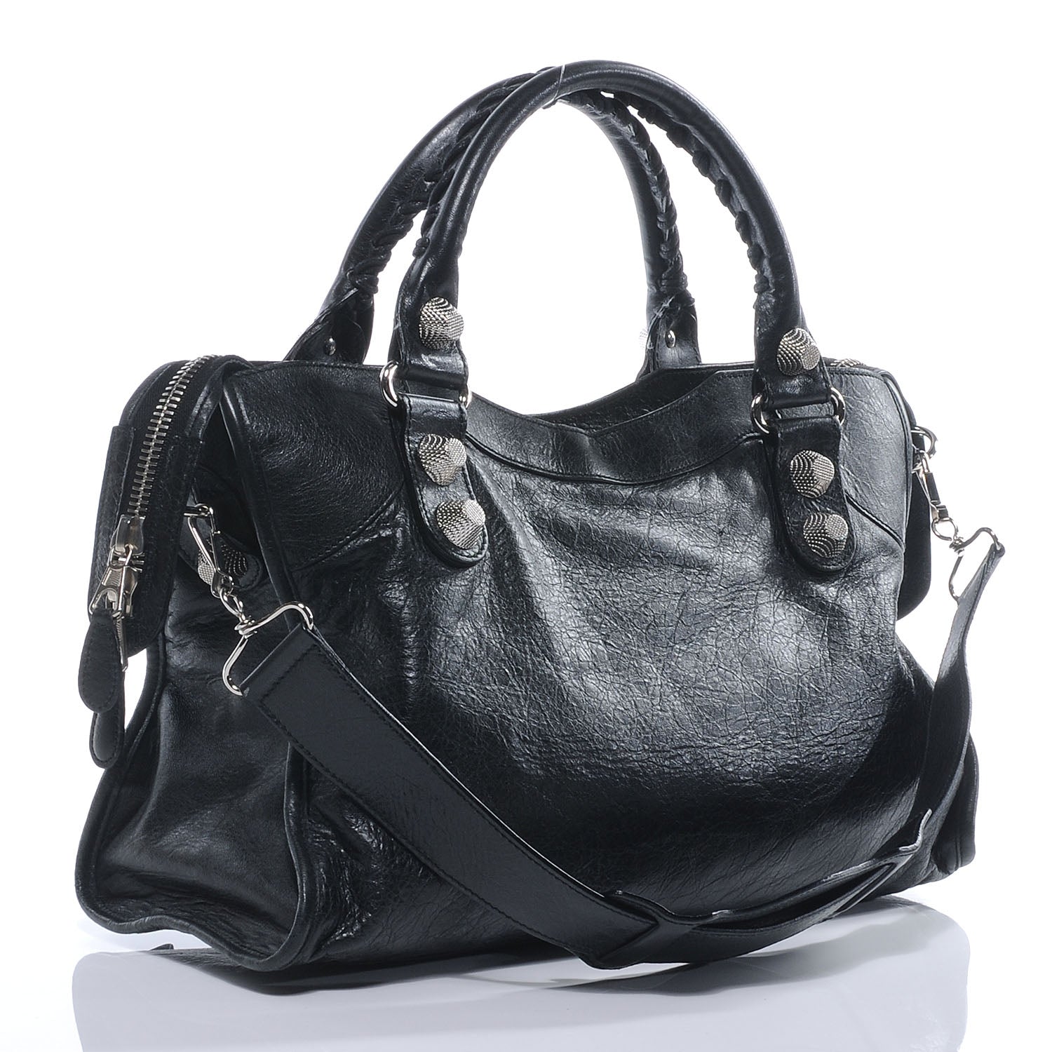 Balenciaga Agneau Giant 21 Silver Hardware City Black 3 of 7