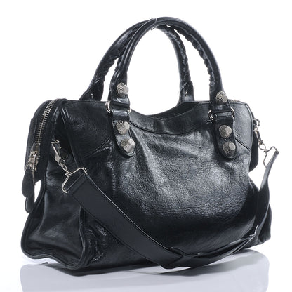 Balenciaga Agneau Giant 21 Silver Hardware City Black 3 of 7