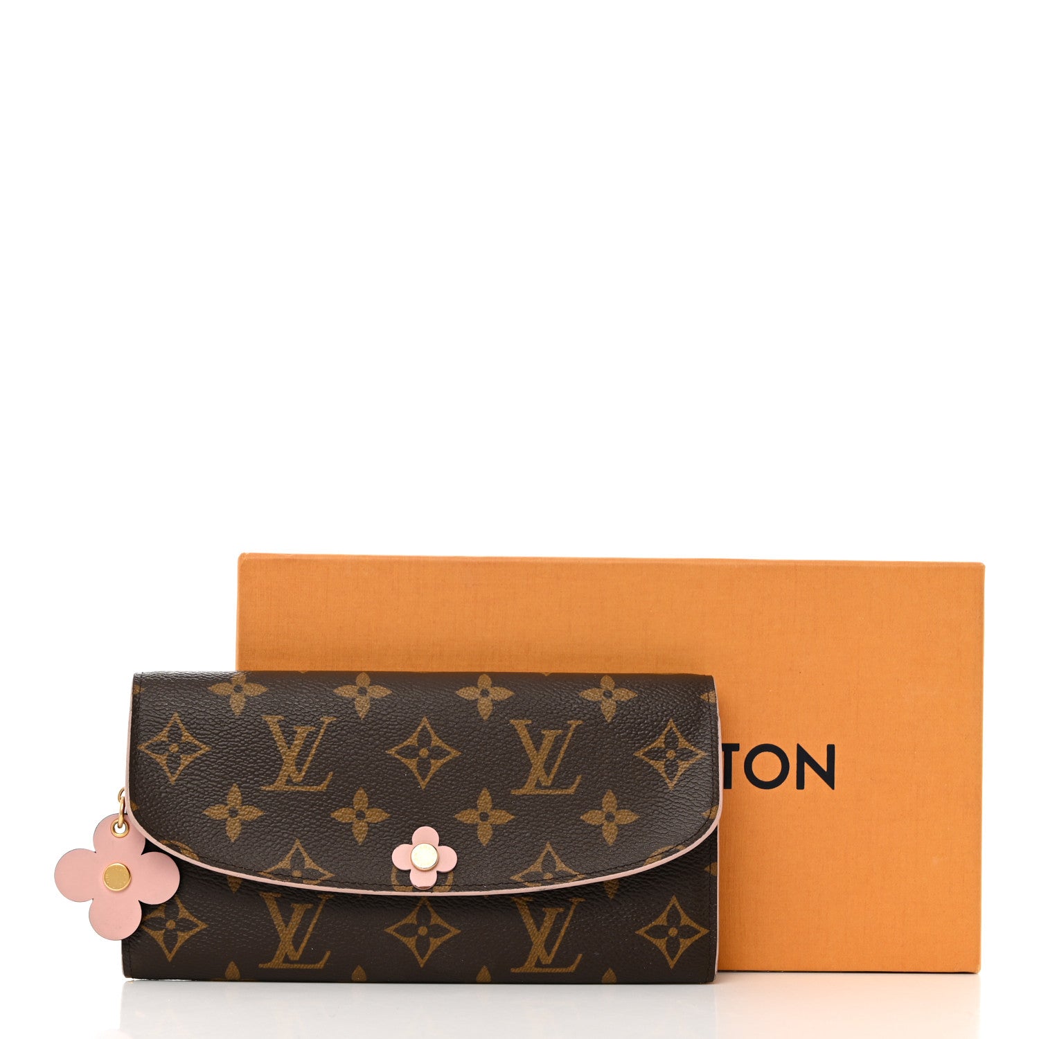 Louis Vuitton Monogram Bloom Flower Emilie Wallet Fuchsia 9 of 9