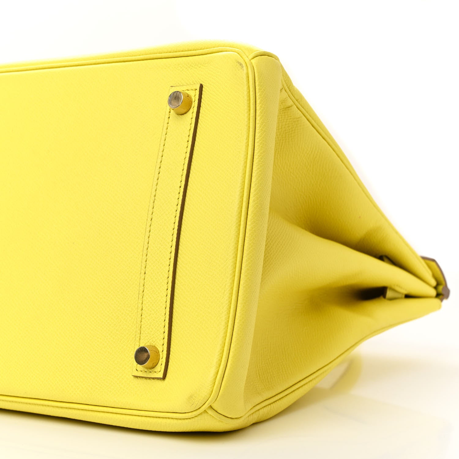 Hermes Epsom Birkin 35 Lime 10 of 14