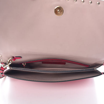 Valentino Garavani Nappa Rockstud Wristlet Clutch Cyclamin 5 of 10