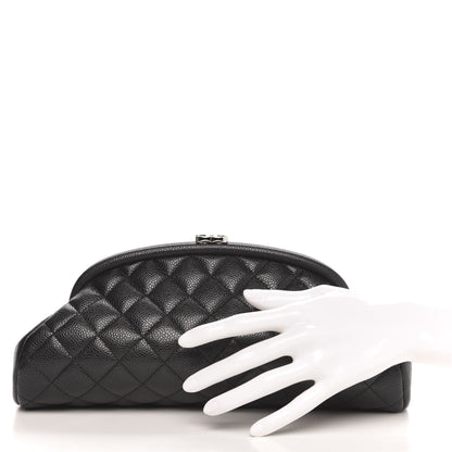 Chanel Caviar Quilted Timeless Clutch Black 2 of 10