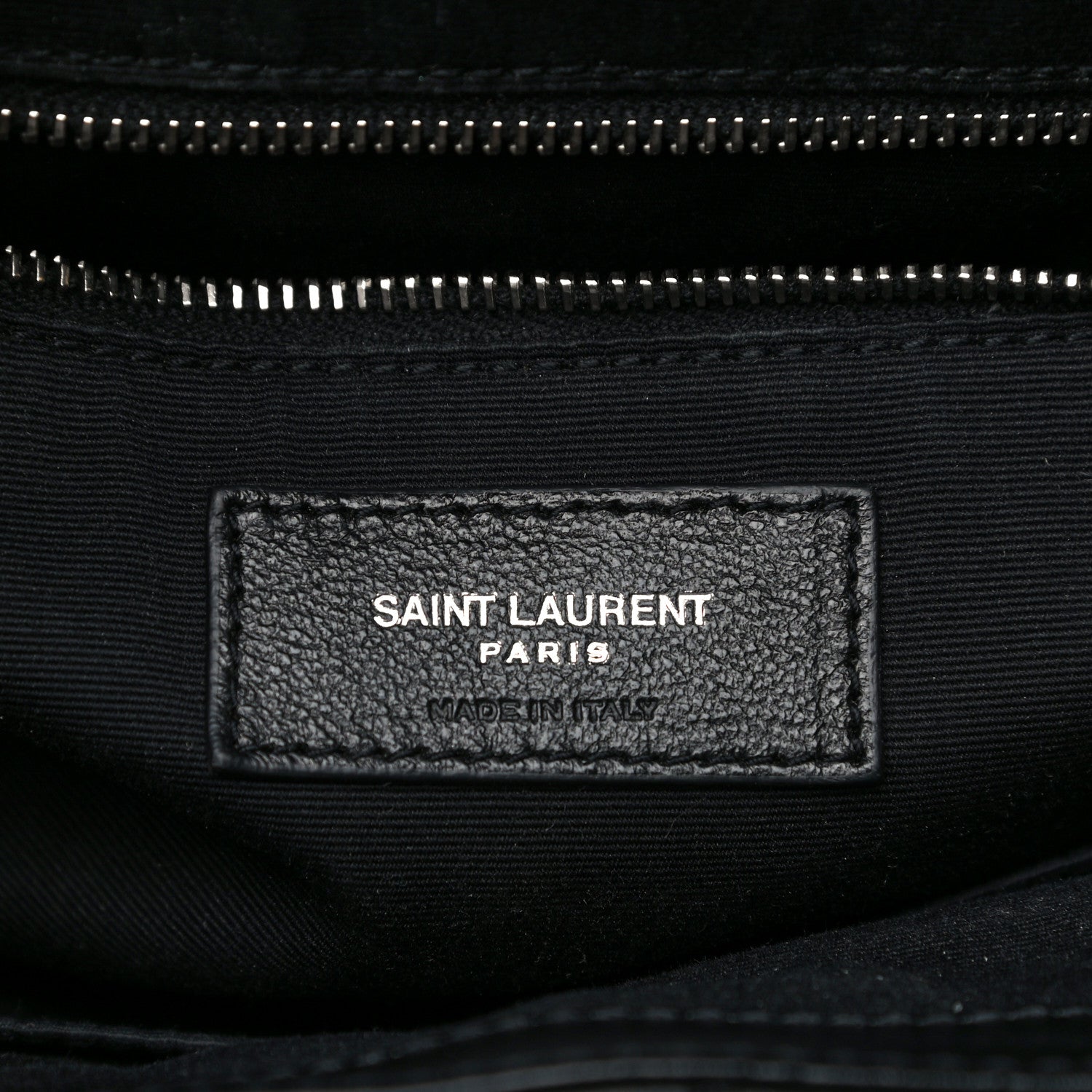 Saint Laurent Calfskin Y Quilted Monogram Small Loulou Backpack Black 6 of 13
