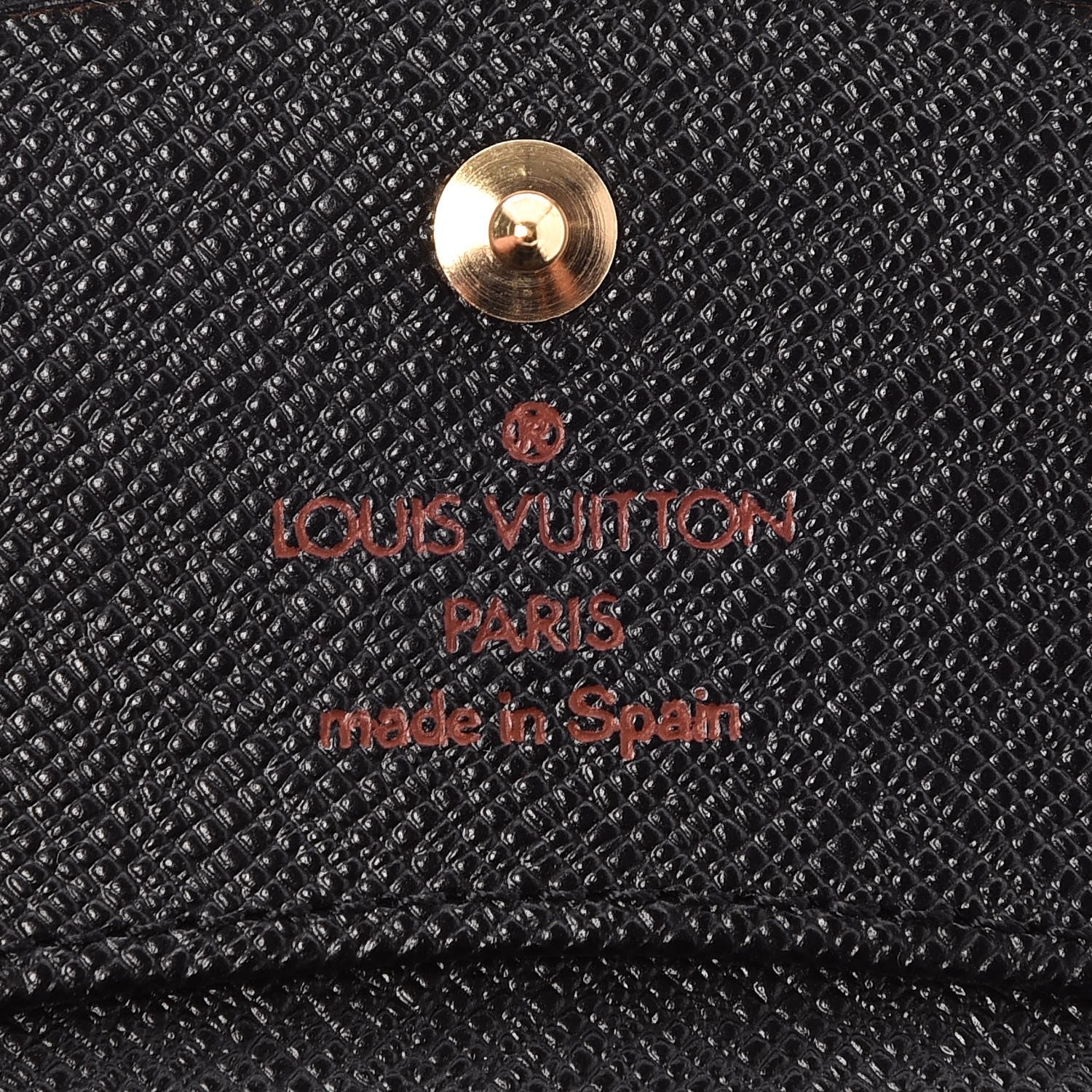Louis Vuitton Epi Porte-Monnaie Simple Coin Purse Black 6 of 7
