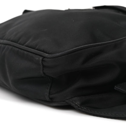 Prada Tessuto Nylon Double Pocket Belt Bag Black 10 of 10