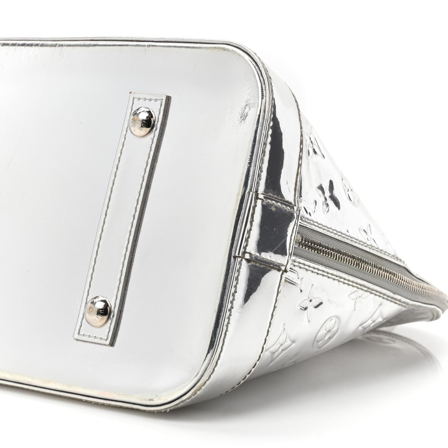 Louis Vuitton Monogram Miroir Alma MM Silver 7 of 20