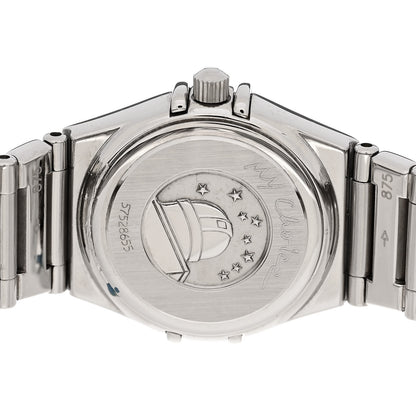 Omega Stainless Steel Diamond Bezel Mother of Pearl 22mm Constellation My Choice Quartz Watch 1465.71.00 4 of 6
