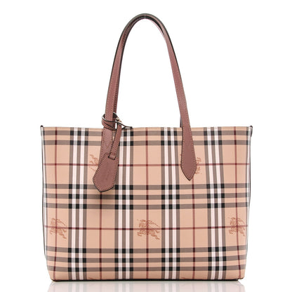 Burberry Grainy Calfskin Medium Lavenby Reversible Tote Mauve 3 of 12