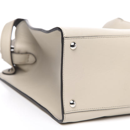 Fendi Vitello Seta Century Large Peekaboo X-Lite Latte Balena 7 of 8