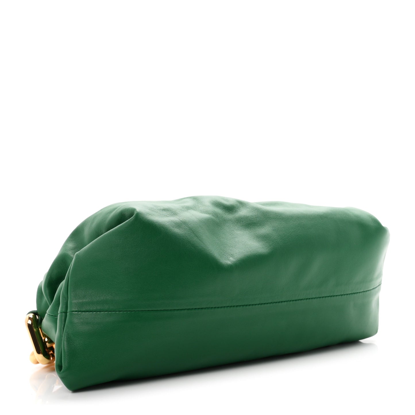 Calfskin The Pouch Chain Racing Green