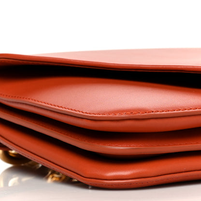 Bottega Veneta Calfskin Mount Envelope Bag Maple 9 of 12