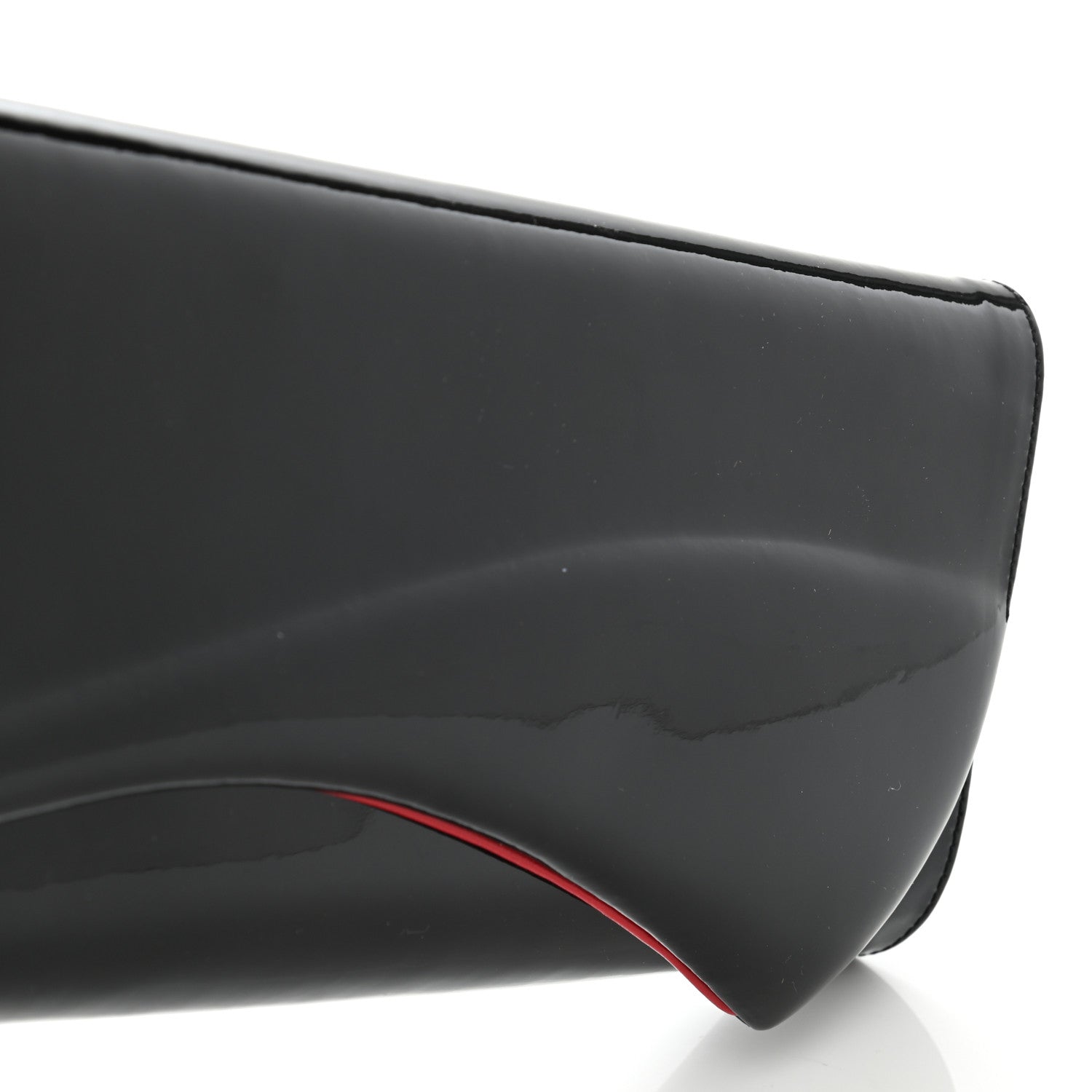 Christian Louboutin Patent Pigalle Clutch Black 7 of 7