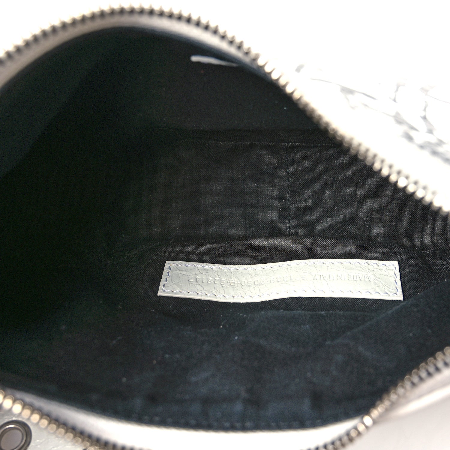 Balenciaga Agneau Arena Graffiti Le Cagole Shoulder Bag XS Black White 5 of 10