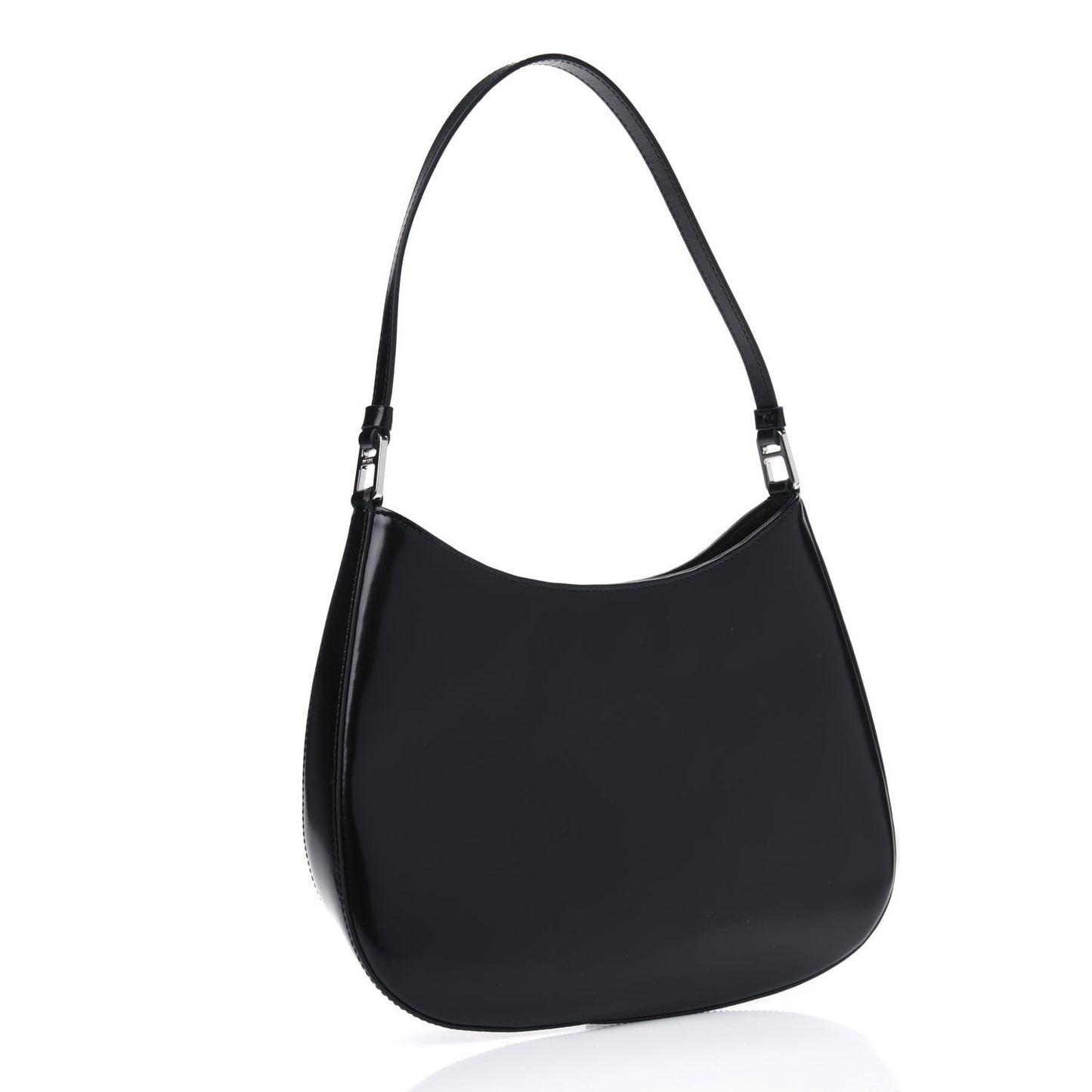 Spazzolato Cleo Shoulder Bag Black