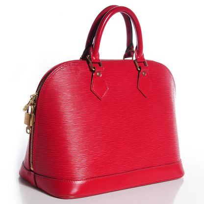 Louis Vuitton Epi Alma PM Rouge 3 of 10