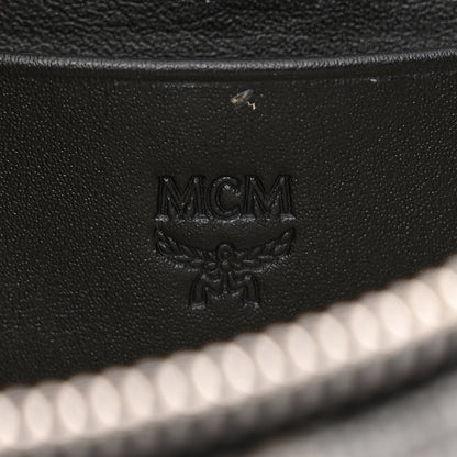 MCM Vintage Jacquard Monogram Mini Tracy Crossbody Black 6 of 11