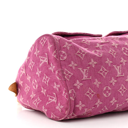 Louis Vuitton Monogram Denim Neo Speedy Fuchsia 8 of 13