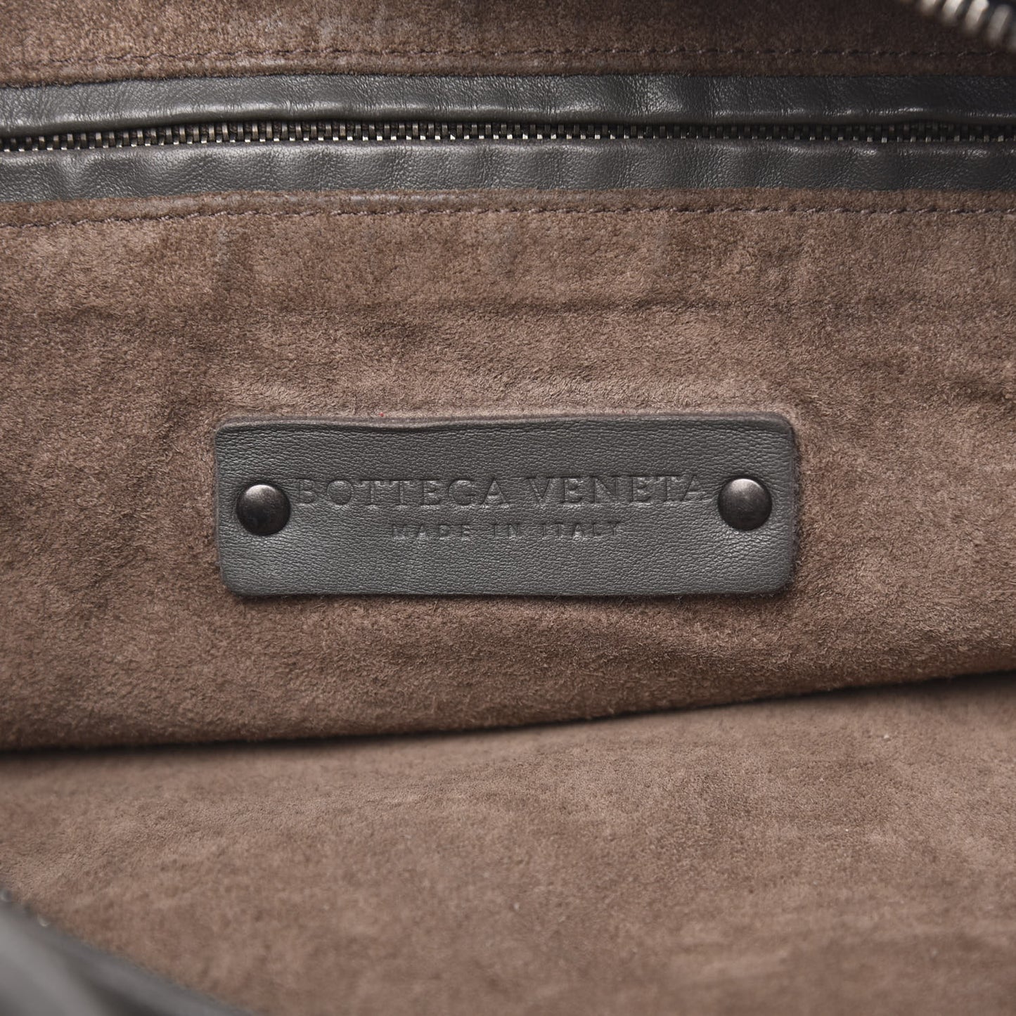 Nappa Intrecciato Large Veneta Hobo Grey