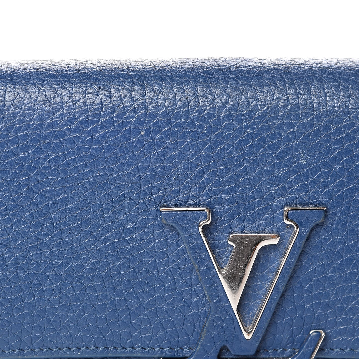 Taurillon Capucines Wallet Blue