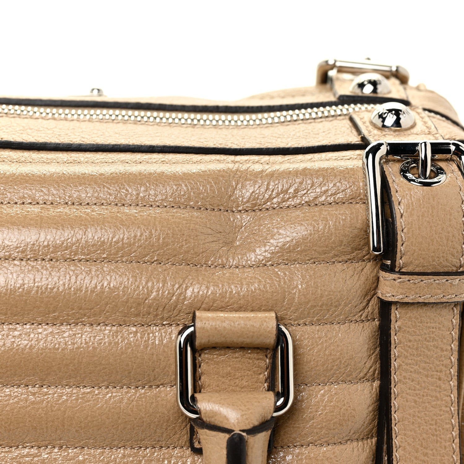 Dolce & Gabbana Grained Calfskin Easy Way Satchel Beige 13 of 20