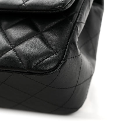 Chanel Lambskin Quilted Mini Rectangular Flap So Black 12 of 14